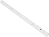 40 Inch Low Profile Power Strip 4 Outlets USB A USB C Under Cabinet White