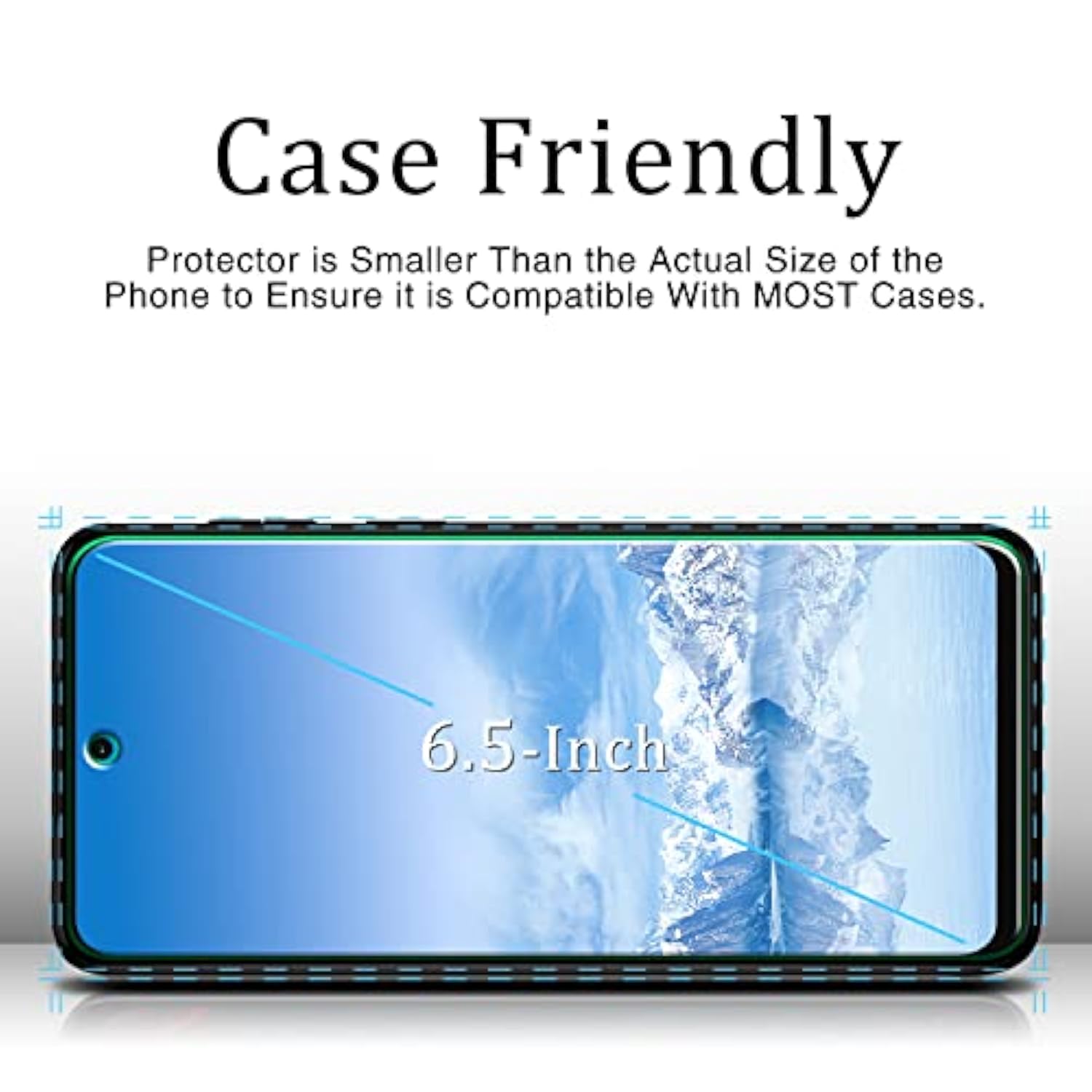 2 Pack Screen Protector Designed For Motorola Moto G Power 5G (2023) Tempered Glass, Easy Installation, Anti Scratch, Bubble Free