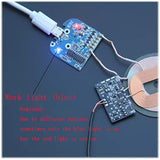 2Pcs Qi Wireless Charger Pcba Circuit Board With Coil Pad Charging For Diy K9G9