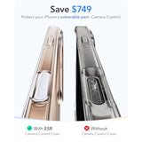 iPhone 16 Pro Max Case with Camera Control, MagSafe, Military Protection, Clear