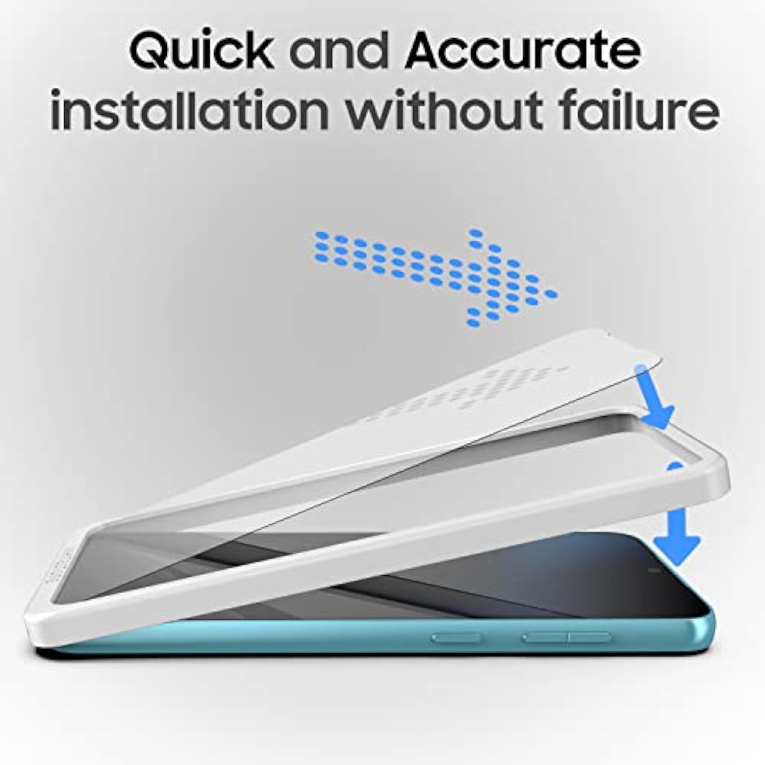 Whitestone Dome Ez [Easy Installation] Tempered Glass Screen Protector For Galaxy S23 Plus With Easy Installation Tool [3Pack]