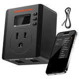 S Station Ggs Pro Outlet, 1 Ac App-Based Controls Outlet, 15A/1875W Max, Universal Energy Monitoring For Indoor Grow Home Appliance