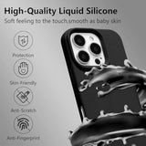 Magnetic Silicone Case for iPhone 16 Pro Max, Black - Premium Protection and Style