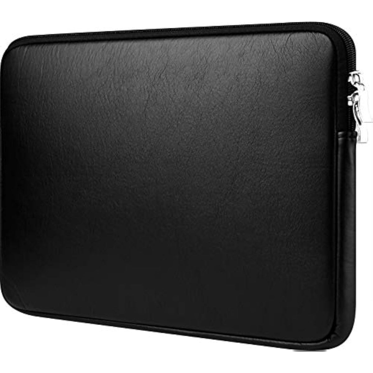 14" (Narrow Bezel) Laptop Sleeve Compatible For 13 Inch Macbook Air Pro Hp 14 Inch Laptop Cover Chromebook 14 In Pavilion 360 Acer Asus Lenovo 14In Computer Case Bag Waterproof Pu Leather, Black
