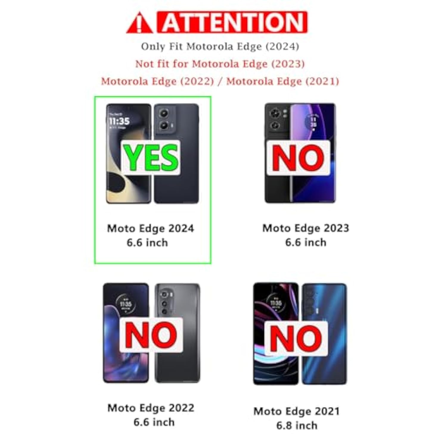 For Motorola Edge 2024 Case, With Hd Screen Protector [Military Grade Drop Tested] Heavy-Duty Tough Rugged Shockproof Protective Case For Moto Edge 2024, Pink