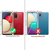 Compatible With Samsung Galaxy A02S Case, With Tempered Glass Screen Protector, Heavy Duty Rugged Shockproof Full Body Protection Anti Scratch Matte Phone Case For Galaxy A02S (Black)