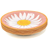 Daisy Flower Party Set - 9" & 7" Plates, Cups, Napkins for 24 Guests - Floral