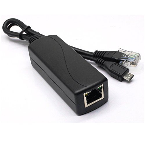 Active 48V To 5V 2.4A Poe Splitter Adapter With Micro Usb Plug, Ieee 802.3Af Compliant, For Tablets, Dropcam Or Raspberry Pi, Ipc, Ip Camera And More