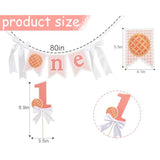 One Cutie Pie High Chair Banner & Cake Topper - Fall 1St Birthday Party Decorations,Sweet Pie Cake Topper,First Fall Birthday Banner With Bows,Princess Party Decorations Set Photo Props