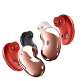 4 Pairs Silicone Ear Tips Replacement Galaxy Buds Live Earbuds Accessories (Black)