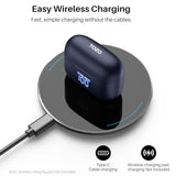 T20 Wireless Earbuds Bluetooth Headphones 48.5 Hrs Playtime with LED Digital Display, IPX8 Waterproof, Dual Mic Call Noise Cancelling 10mm Broad