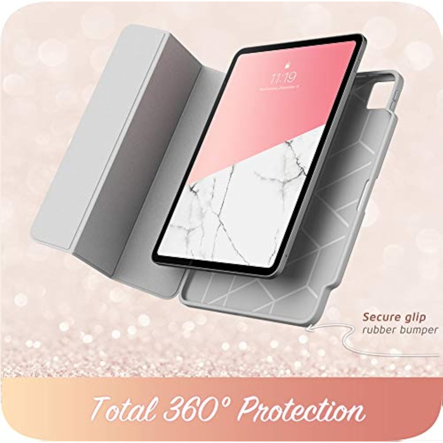 i-Blason Cosmo Case for New iPad Pro 11 Inch (2020/2018), [Supports Pencil 2 W
