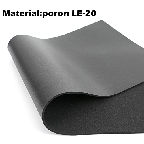Keyboard Foam, Sound Dampening Foam For Mechanical Keyboard Bottom, Made Of Le-20 Poron, Black (H 3Mm)