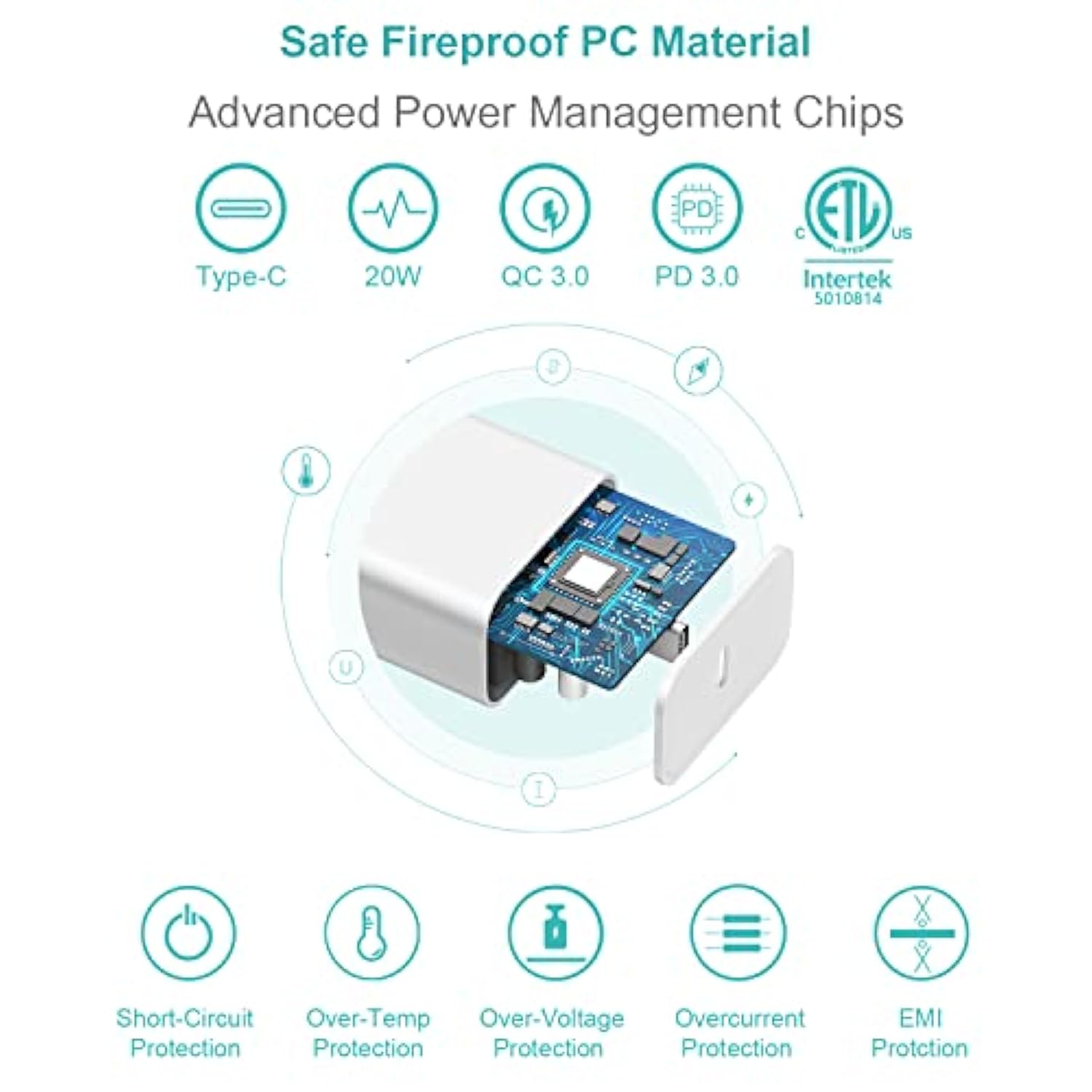 Charger Iphone Charger Fast Charging Usb C Charger Block Iphone Charger Cord Fast Charger Block C Chargers For Iphone 14/14Pro Max/Iphone 13/13Pro/12 Pro/Ipad