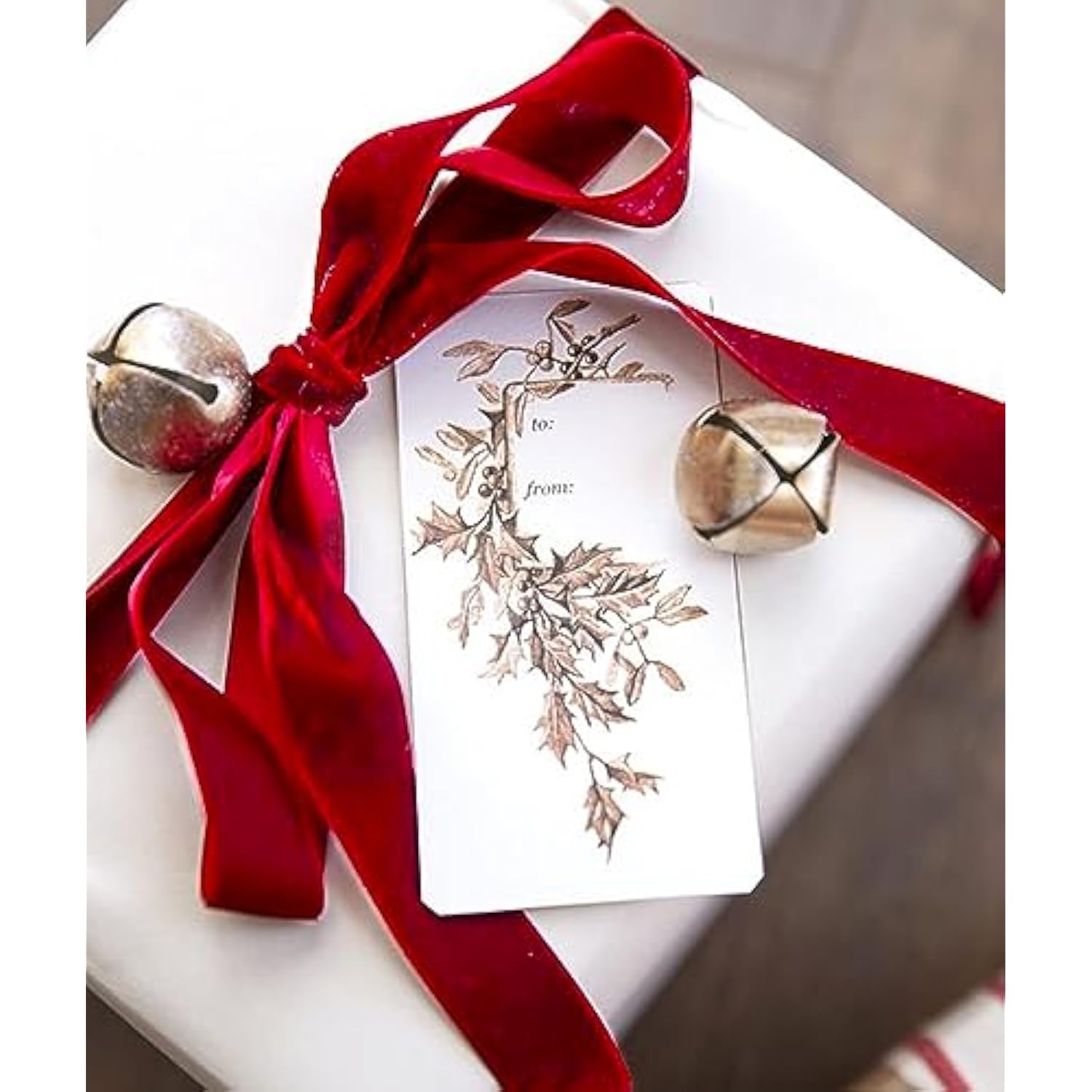 Red Velvet Ribbon 1'' 25 Yards For Christmas Tree, Gift Wrapping, Flower Bouquet, Wreath Decorations, Bow Making