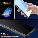 [2 Pack] Anti Glare Matte Privacy TPU Screen Protector for  Galaxy S25 (Not Glass), Fingerprint Sensor Compatible, Full Adhesive Flexible
