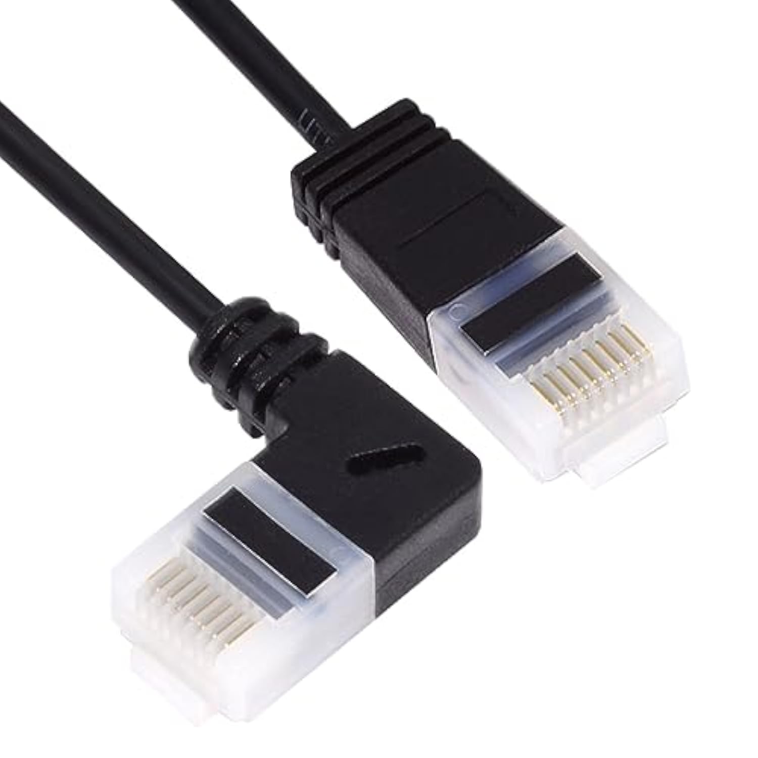 Ultra Thin Slim Cat6 Ethernet Cable Rj45 Right Angled Utp Network Cable Patch