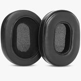 Backbeat Fit 6100 Upgraded Sheepskin Ear Pads Cups Cushions Replacement Compatible With Plantronics Backbeat Fit 6100 Bluetooth Sports Headphones (Black Sheepskin Leather)