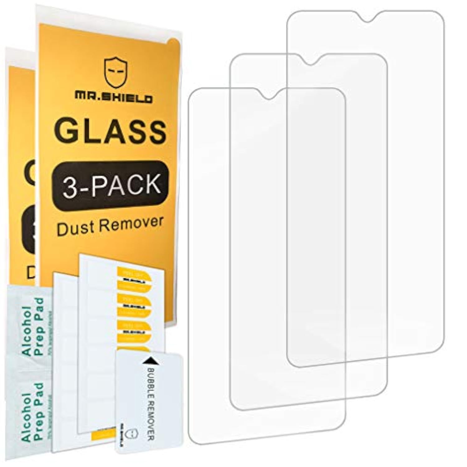 [3-Pack] Designed For T-Mobile Revvl 6 5G / Revvl 6X 5G [Tempered Glass] [Japan Glass With 9H Hardness] Screen Protector