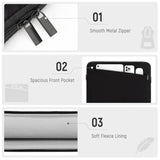 14 Inch Laptop Sleeve Case Durable Protective Cover Slim Padded Laptop Case With Front Pocket Compatible With 2025-2023 15.3” Macbook Air M4 M3 M2 14” Hp, Dell, Lenovo, Acer, Asus, Black