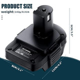 Obolts MT20RNL Adapter for Makita 18V Batteries to Ryobi 18V Power Tools