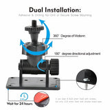 Wall Mount 1/4 Screw Mini Tripod Stand Holder for Valve Index HTC Vive Vive PRO Base Station with Strong Double Sided Adhesive and Screw Set Drill or
