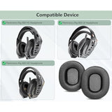 Prime Replacement Earpads Compatible With Plantronics Rig 800 Lx/Rig 800 Hs/Rig 800 Hd Gaming Headsets Ear Pads Cushion(Protein Leather/Memory Foam)