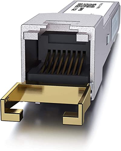 /.//- + Cat.6A Copper Transceiver, Auto-Negotiation Sfp+ Ethernet Module, Up To 30-Meter, For Cisco Sfp-10G-T-X, Netgear And More