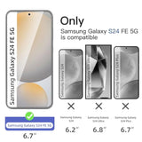 3-Pack Tempered Glass Screen Protector for Samsung Galaxy S24 FE 5G