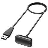 Charging Cable Compatible with Fitbit Charge 6/Charge 5/Luxe, Replacement USB Charger Cradle Dock Adapter with Reset Button Compatible with Fitbit