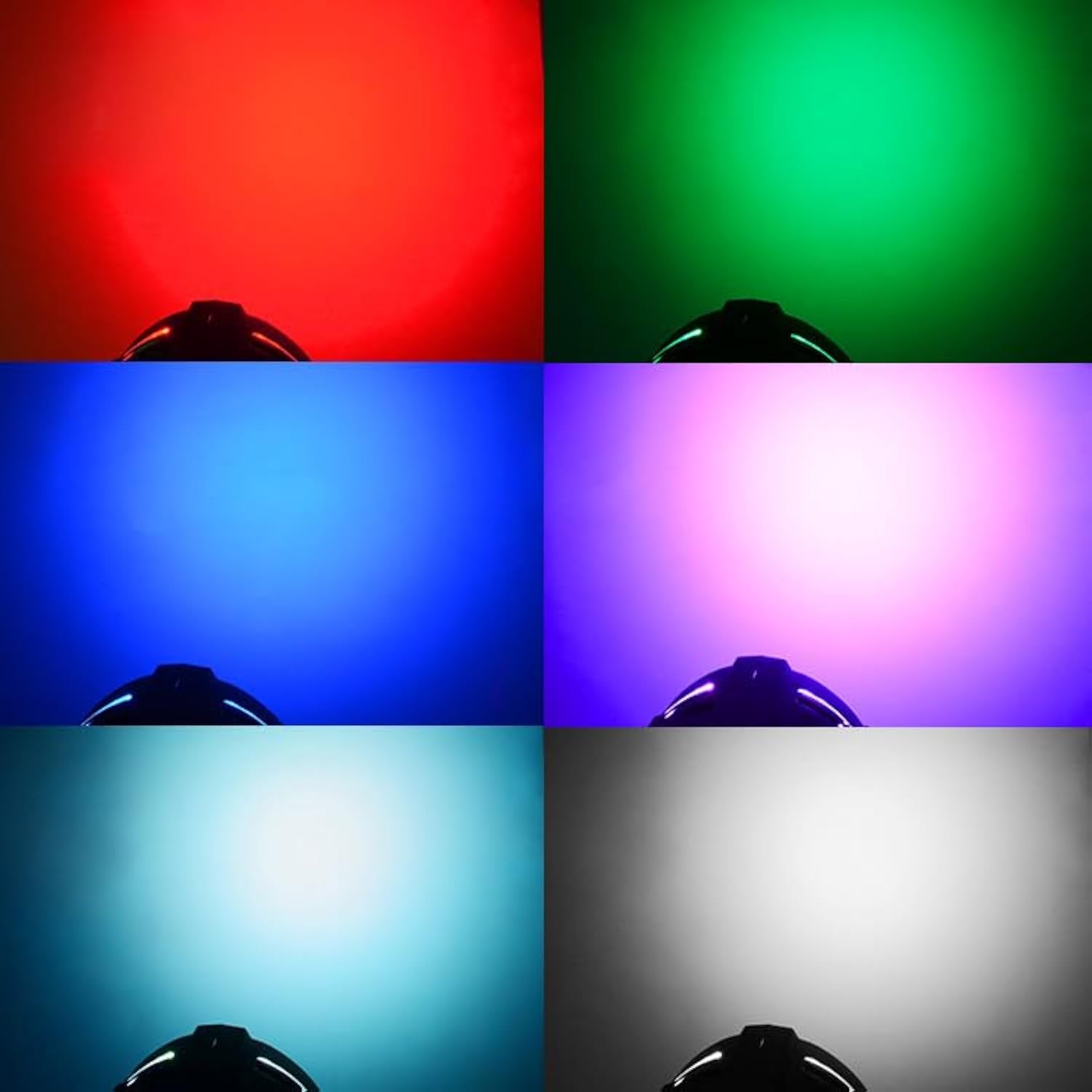 Dj Lights Dmx Sound Activated, 54 X 3W Led Par Lights Rgb Stage Light Dmx, Dj Par Lighting For Church, Concert, Wedding, Party, Bar, Stage Lighting (4 Packs)