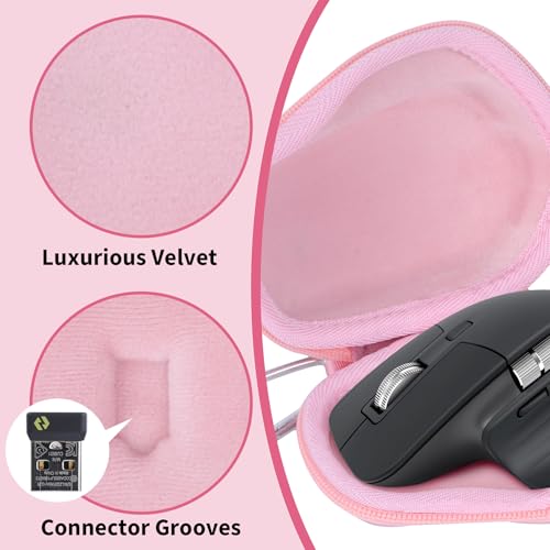 Case Compatible With Logitech Mx Master 3S / 2S / 3 Advanced Mouse (Rose)