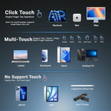 Sf10T Portable Monitor 10.5 Inch Touchscreen Laptop Monitor Ips 178° Wide-Viewing/Built-In Dual Speakers Low Blue-Light/Hdr Eye Care External Screen W/Smart Cover For Mac Pc Xbox Ps4/5 Switch