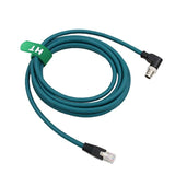 Ethernet Gige M12 8 Pin X-Code Rj45 Cat-7E Cable For Cognex Industrial Camera