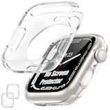 2 Pack Clear Bumper Case for Apple Watch Series 7 41mm