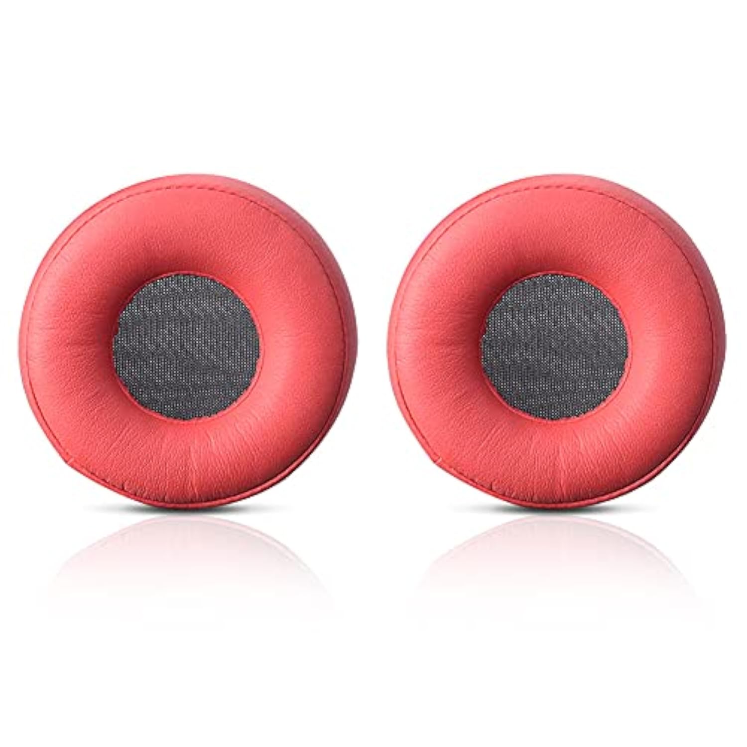 Protein Leather Ear Pads Replacement For Wh800 Wh-H800 Headphones Earpads, Headset Ear Cushion Repair Parts (Red)