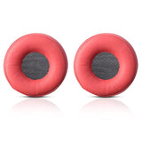 Protein Leather Ear Pads Replacement For Wh800 Wh-H800 Headphones Earpads, Headset Ear Cushion Repair Parts (Red)