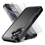 For Iphone 16 Case [Shockproof] [Dropproof] [Heavy Duty Protection] [Pocket-Friendly] Slim & Tough Non-Slip Protective Phone Cover For Iphone16 6.1Inch, Black