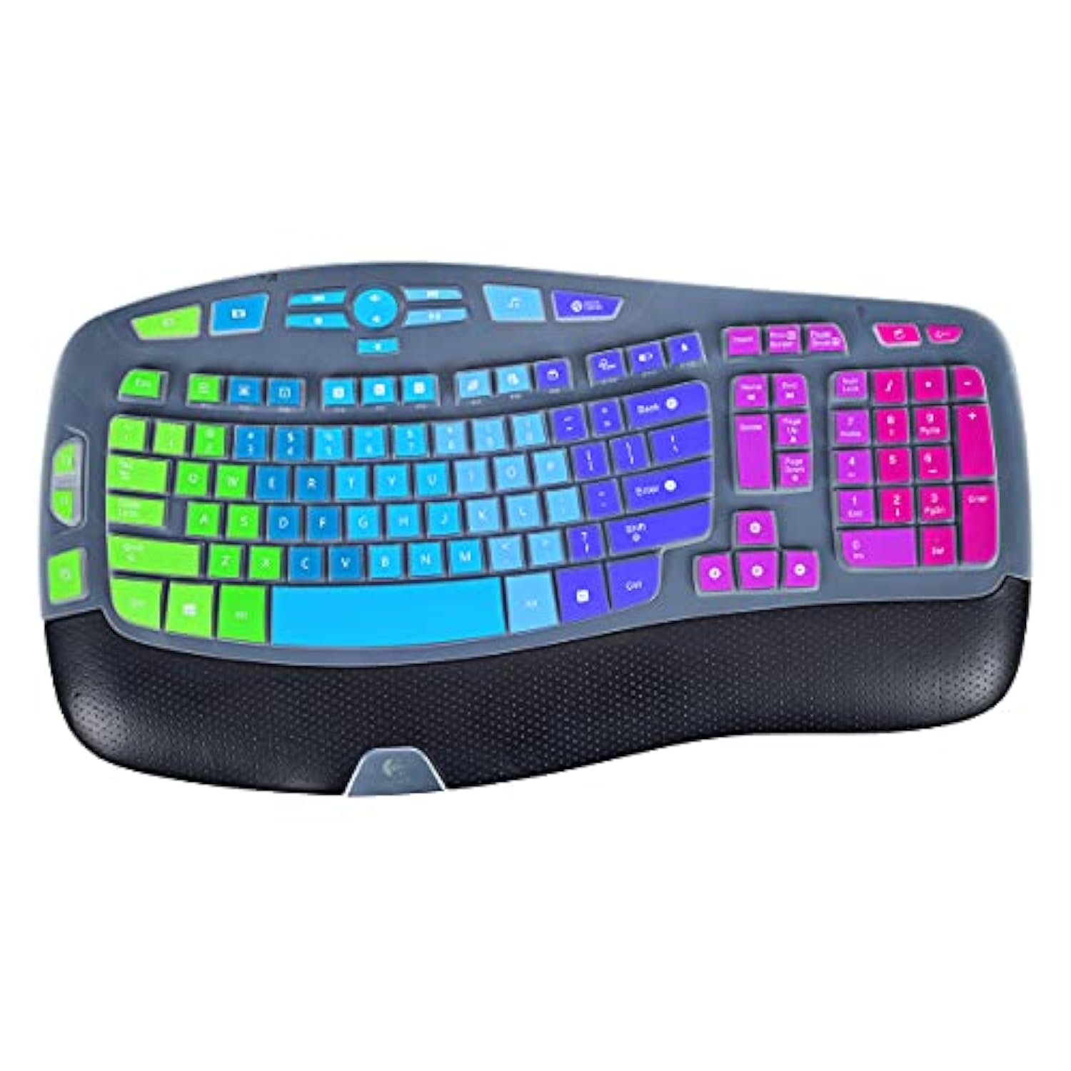 Silicone Keyboard Cover For Logitech K350 Mk550 Mk570 Wireless Wave Keyboard,