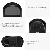 Mouse Feet Replacement Compatible With Logitech G Pro Wireless Gaming Computer Mouse Skates Sticker - Black