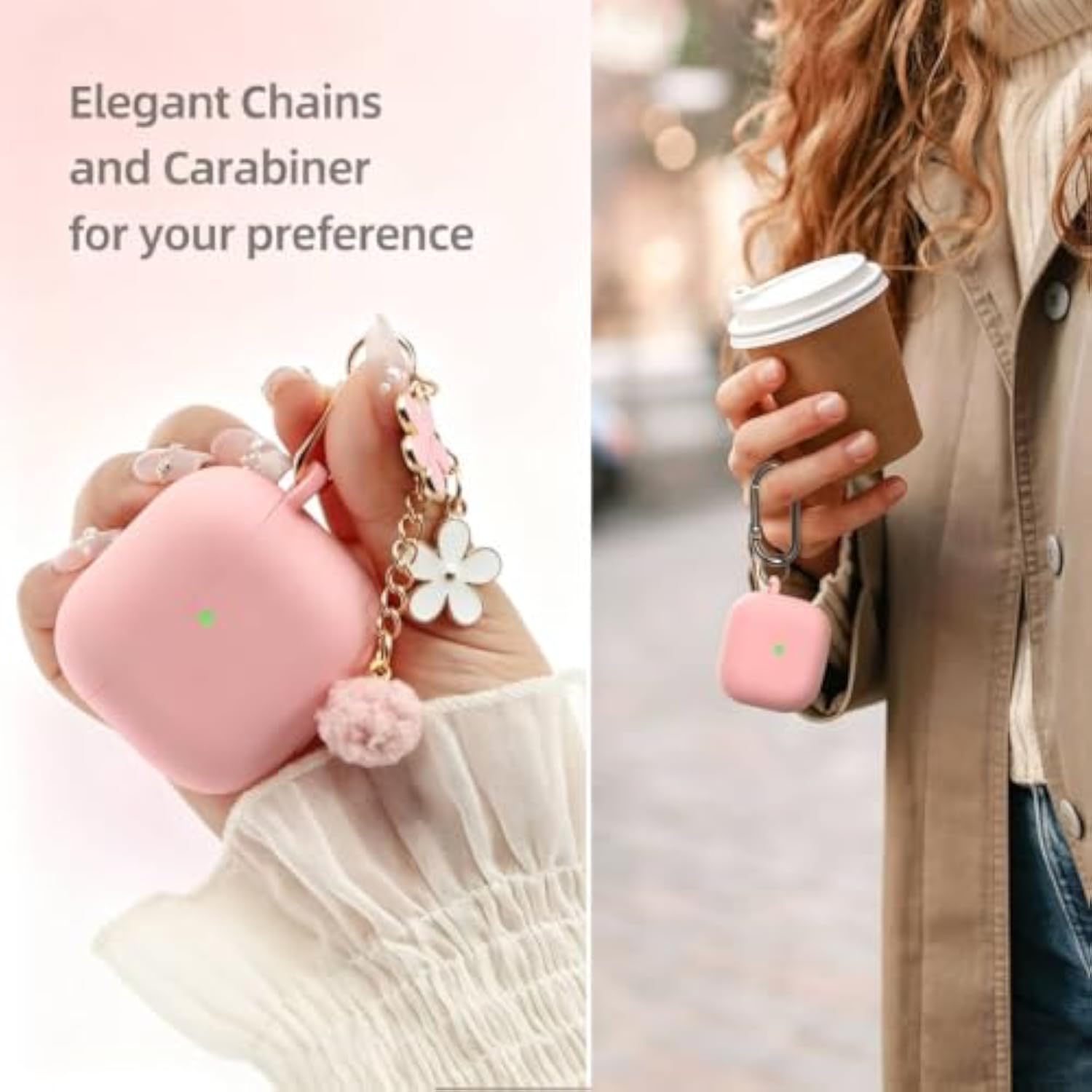 Premium Soft Silicone Protective Case Cover for Apple AirPods 4th Generation with Cleaner Kit and Keychain Accessories