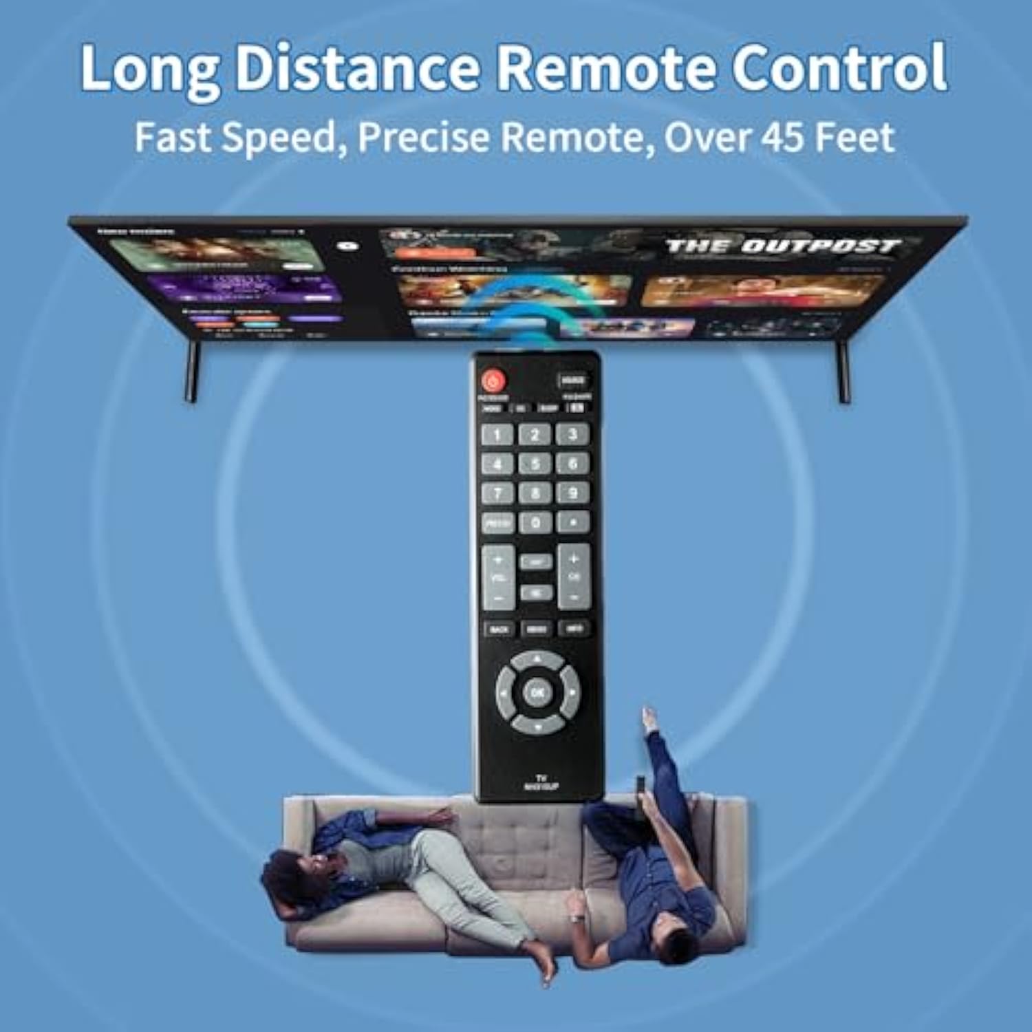 Universal Tv Remote Control Fit For All Sanyo Lcd Led Hdtv Tv