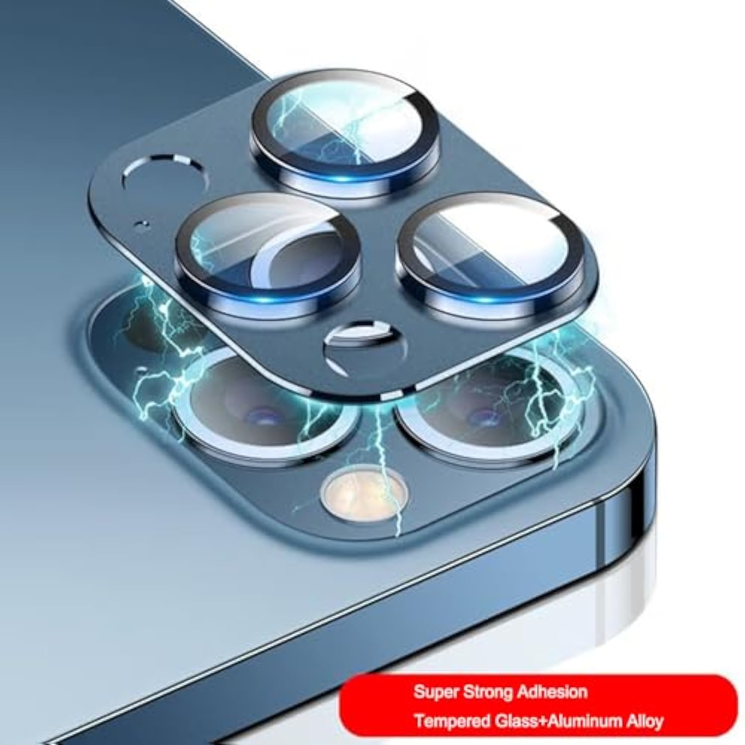 [Black][2 Pack] Camera Lens Protector For Iphone 15 Pro/15 Pro Max,Ultra Hd 9H Tempered Glass Camera Cover Screen Metal Ring Case Friendly Scratch Resistant Easy To Install