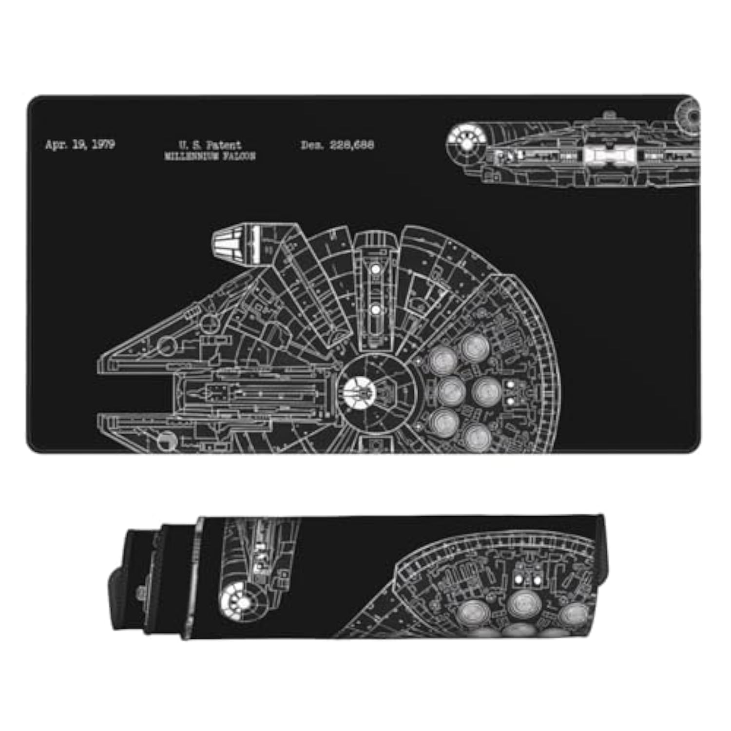 Mouse Pad Desk Mat Gaming Large Keyboard Cute Office Desktop Computer Laptop Black Xxl Long Giant Big Cool Design Unique For Women Girls Men Boys Gamer Oversized Mousepad