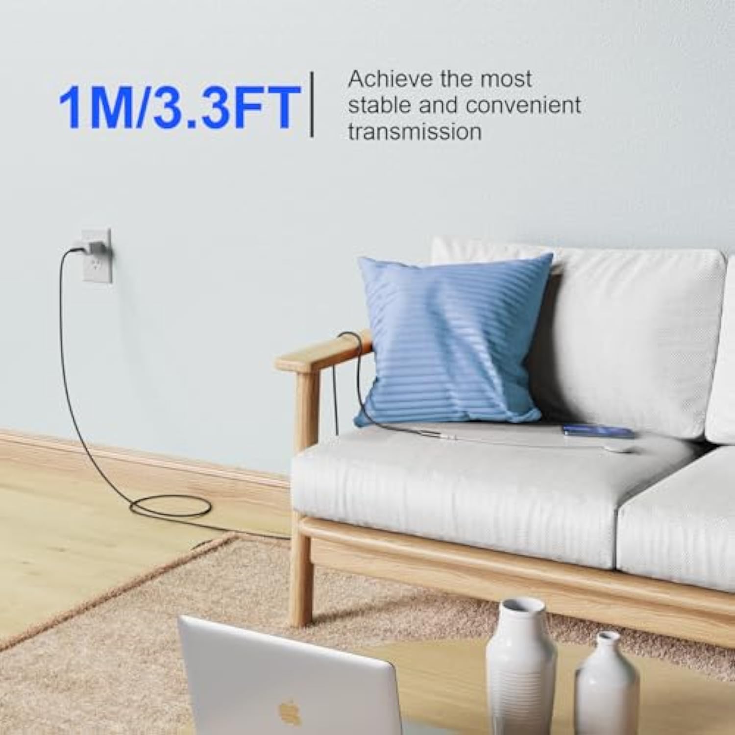 Usb C Extension Cable 3.3Ft Usb C Extender, Usb Type C Male To Female Cable 10
