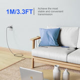 Usb C Extension Cable 3.3Ft Usb C Extender, Usb Type C Male To Female Cable 10