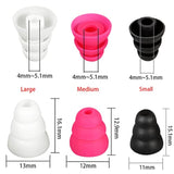 Replacement Triple Flange Earbuds Tips Silicone Buds Conical Ear Tips Earbuds Compatible With Most In Ear Headphones (E.G:Compatible With Sony Senso Powerbeats Jaybird Etc.)