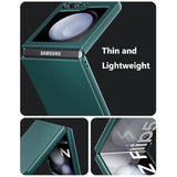 Case For Samsung Galaxy Z Flip 5 (2023) Thin Hard Matte Phone Case For Galaxy Z Flip5 - Green