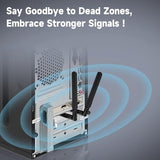 Dual Band Wifi 2.4Ghz 5Ghz 5.8Ghz 8Dbi Rp-Sma Male Antenna 20Cm 8 Inch Rg178 Cable 4-Pack For Wifi Router Wireless Mini Pci Express Pcie Network Card Adapter