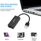 Usb 2.0 To Ethernet Adapter Usb To Rj45 Adapter Supporting 10/100 Mbps Etherne